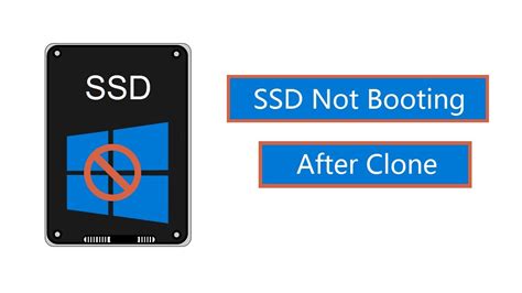 ssd clone stops booting|make ssd bootable after cloning.